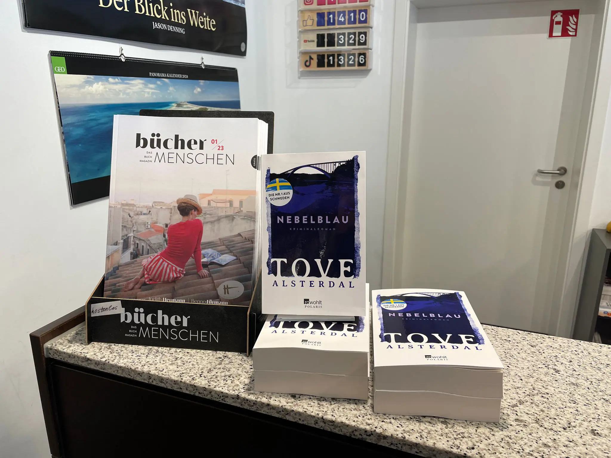 Nordbuch - hochwertiges Kundenmagazin im Thekendisplay